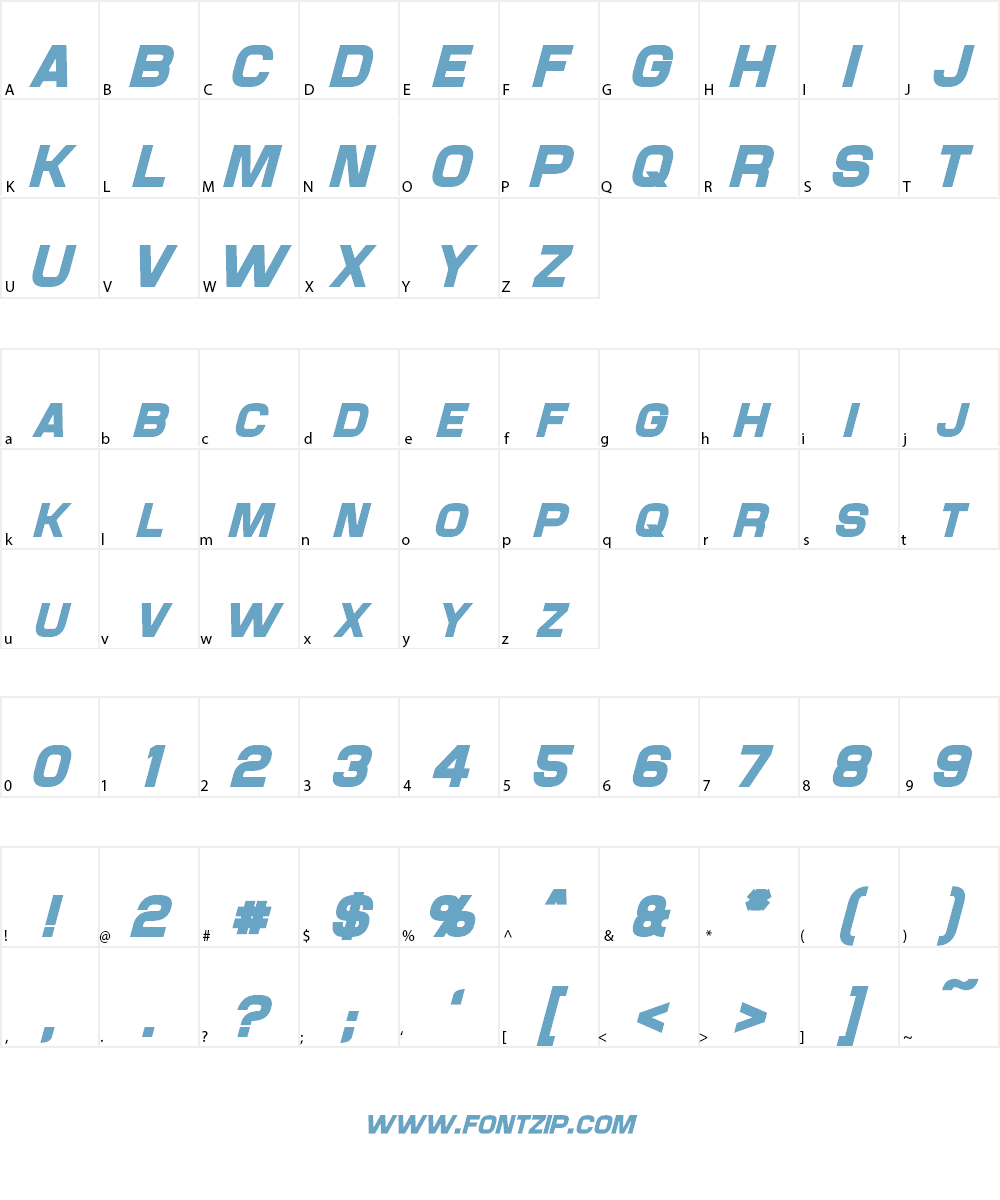 Maximus Font Character